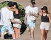 Pete Davidson packs on the PDA with girlfriend Chase Sui Wonders while smoking trends now