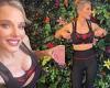 Helen Flanagan dons a crop top and leggings as she attends a sportswear event ... trends now