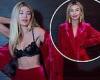 Georgia Toffolo puts on a head-turning display as she flashes her bra under red ... trends now