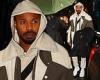 Michael B. Jordan is handsome as he coordinates in a beige sweatsuit while ... trends now
