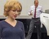 Scarlett Johansson and Woody Harrelson climb into separate Teslas on the set of ... trends now