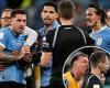 sport news Jose Gimenez and Edinson Cavani banned following ugly scenes after Uruguay's ... trends now