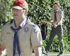 Ashton Kutcher stays prepared while wearing a Boy Scouts of America uniform ... trends now