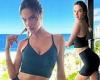 Alessandra Ambrosio flaunts her toned tummy as she poses for snaps in her hotel ... trends now