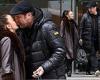 David Seaman and wife Frankie pack on the PDA as they share a kiss outside ... trends now
