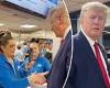 Clip shows restaurant worker clasping Trump's hand while praying as he begins ... trends now