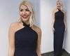Holly Willoughby looks incredible in a figure hugging navy maxi dress ahead of ... trends now