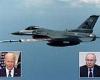 Pentagon top brass want to send F-16 FIGHTER JETS to Ukraine in bid to crush ... trends now