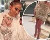 Jennifer Lopez flaunts her long legs in stunning sheer mini dress for a night ... trends now