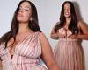 Ashley Graham takes the plunge braless as she twirls around in fluttering ... trends now