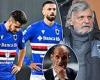 sport news Sampdoria 'have not paid players for final quarter of 2022 and risk points ... trends now