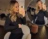 Pregnant Kate Ferdinand pokes fun at her growing bump in funny snaps trends now