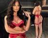 Love Island's Kady McDermott sets pulses racing in a cheeky red satin lingerie ... trends now