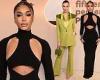 Lori Harvey and Karlie Kloss stun on red carpet at the Fifteen Percent Pledge ... trends now