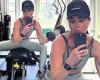 Kyle Richards shows off her workout body as she hits the gym after claims she ... trends now