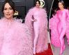 Kacey Musgraves copies Kim Kardashian's Barbie look at Grammy Awards trends now