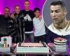 sport news Cristiano Ronaldo celebrates turning 38 with three birthday cakes trends now