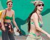 Scout and Tallulah Willis enjoy the sunny winter weather as they step out for ... trends now