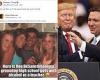Trump posts Ron DeSantis teacher photos with 'grooming slur' trends now