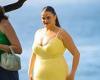 Euphoria star Barbie Ferreira displays her famous curves in bright yellow ... trends now