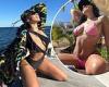 Tinashe puts on a busty display as she parties on a yacht to celebrate her 30th ... trends now