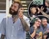 Post Malone wears pyjamas and Crocs at Sydney Airport before flight home trends now