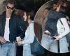 Austin Butler looks cool in a bomber jacket as he hugs a mystery gal pal while ... trends now