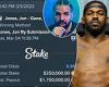 sport news Rap superstar Drake shares eye-watering £415,000 bet on Jon Jones to finish ... trends now
