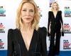 Cate Blanchett takes the plunge in a low-cut black pantsuit at 2023 Independent ... trends now