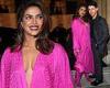 Priyanka Chopra flashes cleavage in plunging magenta look with Nick Jonas ... trends now