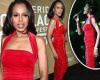 Kerry Washington dons Whitney Houston's 1996 red halter dress to American Black ... trends now