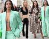 Sara Sampaio, Mary Charteris and Jessica Alba at the Stella McCartney show in ... trends now