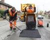 Dig this pothole buster! How JCB's £200,000 giant digger repairs road craters ... trends now