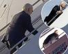 Biden stumbles on the stairs of Air Force One again trends now