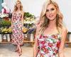 Nicky Hilton looks ready for spring in floral Alice and Olivia dress in Palm ... trends now