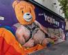 Sydney WorldPride mural artist Scottie Marsh on Wynyard teddy bear painting ... trends now