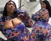 Lizzo flaunts her sensational curves in a purple catsuit from Yitty as she ... trends now