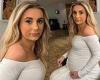 Pregnant Dani Dyer looks glowing in a white bodycon dress trends now