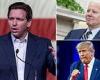 Ron DeSantis goes after Biden and Trump during his first Iowa appearance trends now