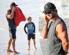 Chris Hemsworth shows off his biceps in a tank top as he watches his twins swim ... trends now