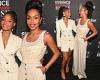 Halle Bailey and Yara Shahidi exchange a laugh at the 2023 Essence Hollywood ... trends now