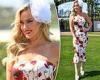 Paige Spiranac looks gorgeous in floral gown at Melbourne Racing trends now