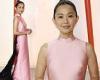 Hong Chau is the picture of elegance in a pink gown as she attends 95th Annual ... trends now