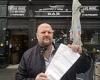 Bar owner fined 96 times for parking outside his own boozer after council ... trends now