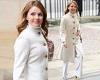 Geri Horner looks chic in an all-white at Commonwealth Day Service trends now