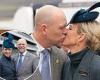 Zara and Mike Tindall kiss for the camera in another PDA-filled display on ... trends now