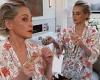Sharon Stone, 65, gets all glammed up in her bathroom and spays herself with ... trends now