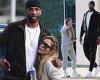 Khloe Kardashian's cheating ex Tristan Thompson HUGS mystery woman outside of a ... trends now