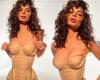 Emily Ratajkowski puts on busty display in nude corset and curly hair trends now