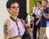 Halsey flashes her nipple piercings as she leaves a Depeche Mode concert in LA trends now